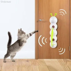 WormWhirl - Whack-a-Wiggle Interactive Cat Toy