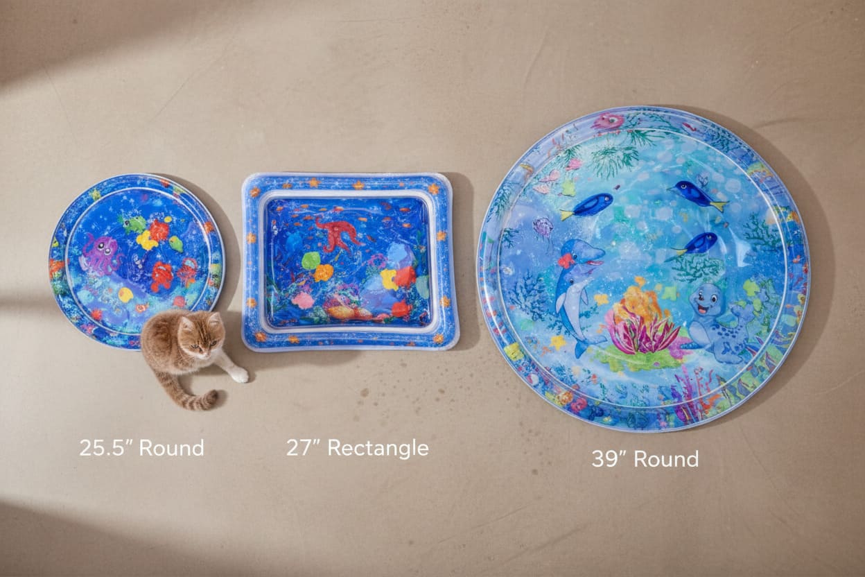 All three AquaPaw sizes side by side